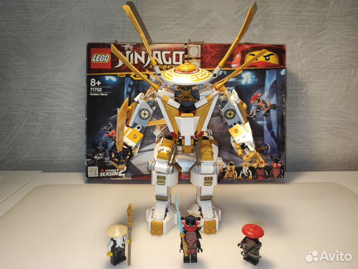 Lego Ninjago 71702 Golden Mech Золотой Робот