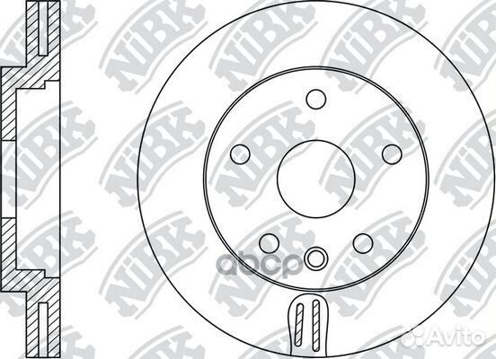Диск торм.пер. chevrolet aveo T300,cruze J300 09