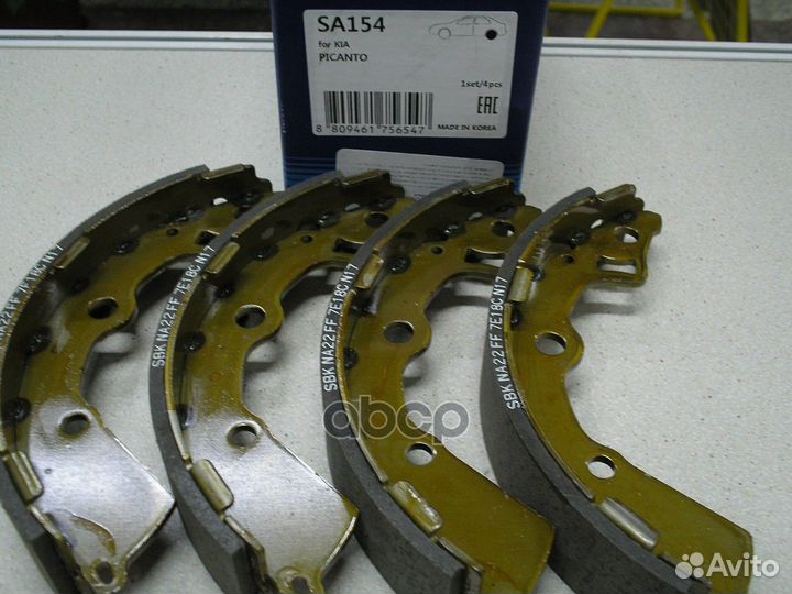 Колодки барабанные Kia/Sangsin/ SA154 Sangsin b