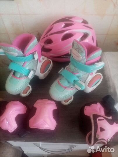 Роликовые коньки детские раздвижные