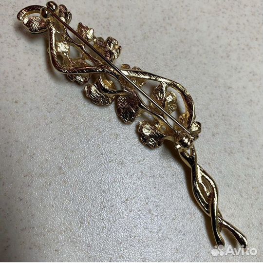 Винтажная брошь америка