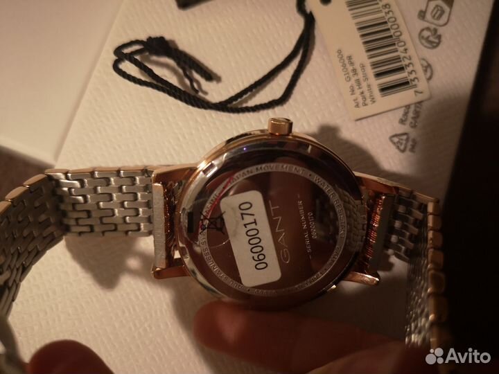 Наручные часы Gant оригинальные золотой корпус