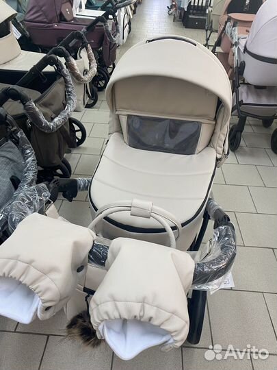 Коляска Adamex Porto Delux 3 в 1 с автолюлькой