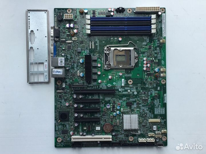 Материнская плата intel s1200btl проц и память