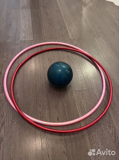 Гимнастический мяч 18 и обруч Sasaki