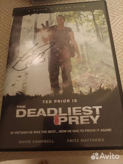 Deadliest Prey с автографом Теда Прайора