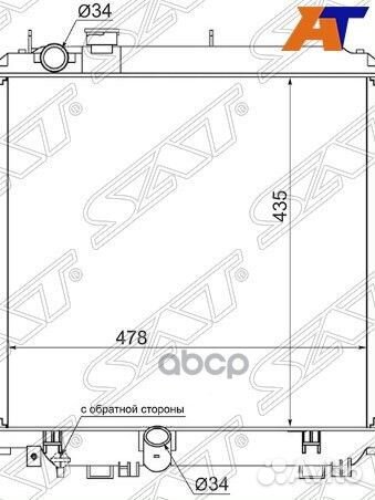 Радиатор Toyota Dyna 99-11 / ToyoAce 99-16 TY00