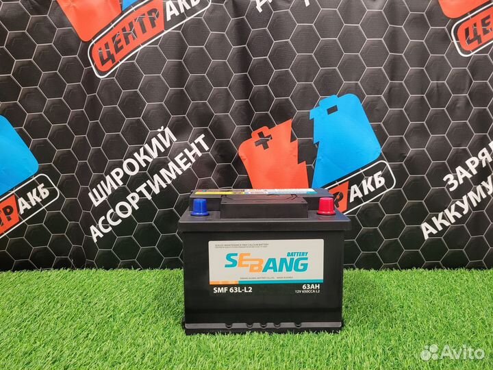 Аккумулятор sebang 63 Ah о.п. 650A