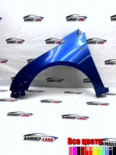 Крыло левое Шевроле Круз новое любой цвет