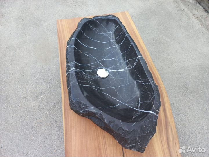 Раковина из натурального камня столешница лофт