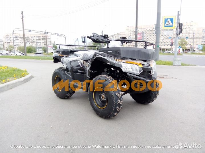 Квадроцикл rato Cabo Simple Yellow + шлем