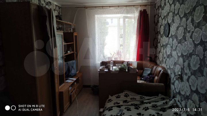 Комната 12 м² в 1-к., 4/9 эт.