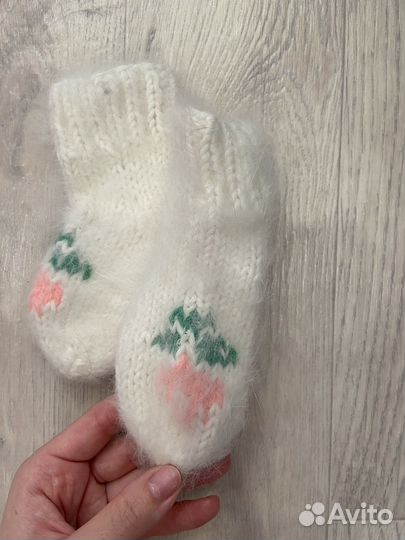 Варежки кролик