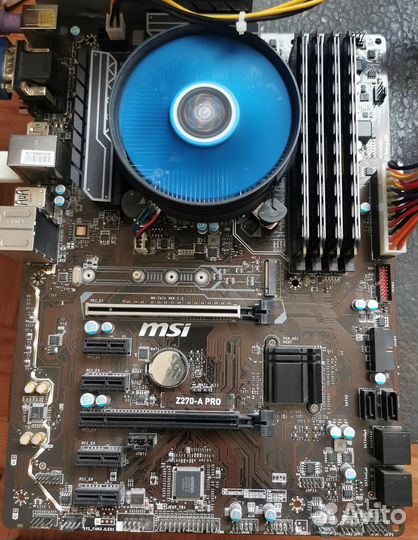 Платформа Мать + i5-7600 + 16Gb