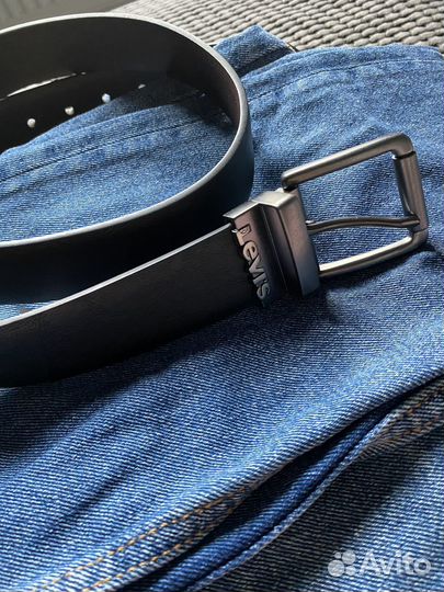 Ремень мужской Levi's оригинал двусторонний