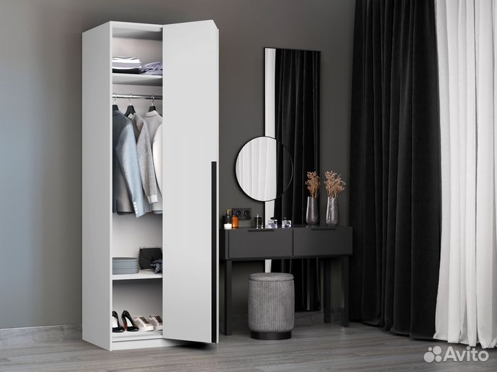 Шкаф Локер 80 см. (белый)