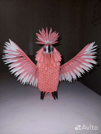 Попугай из бумаги