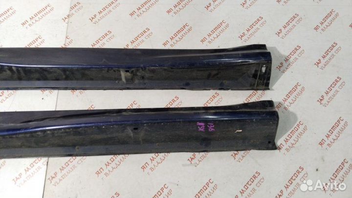 Накладка на порог наружная Mitsubishi Asx 2011