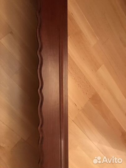 Карниз 1,5 м с багетом из натуральной вишни