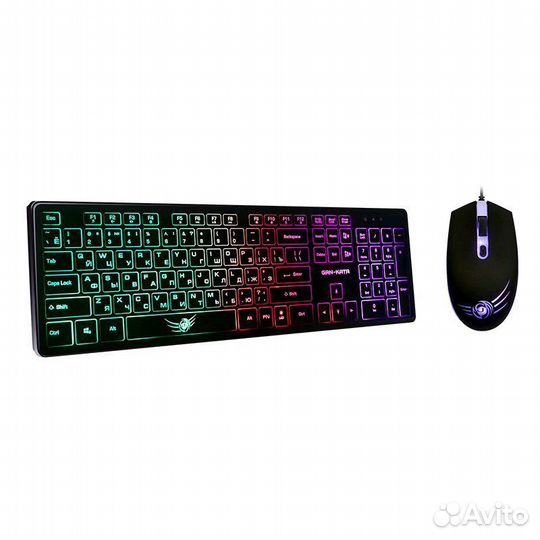 Игровая клавиатура и игровая оптическая мышь Dialo