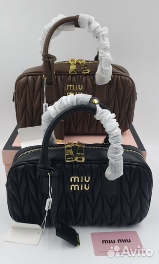 Сумка Miu Miu Arcadie matelassé leather bag