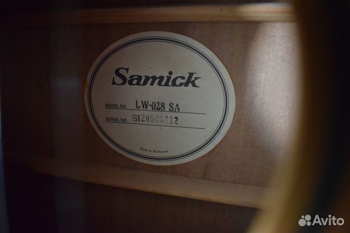 Акустическая гитара Samick lw-028 SA Массив Если