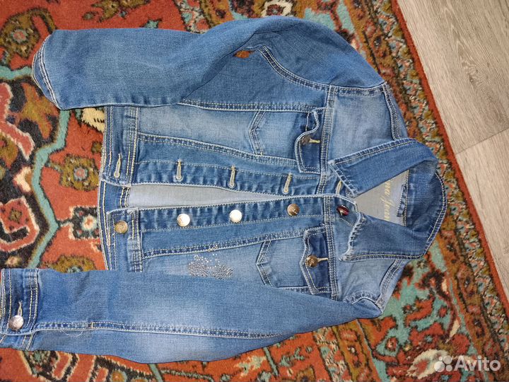Джинсовка для девочки 128