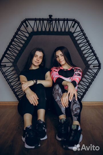 Джампинг - Фитнес на мини батуте, Слайдинг