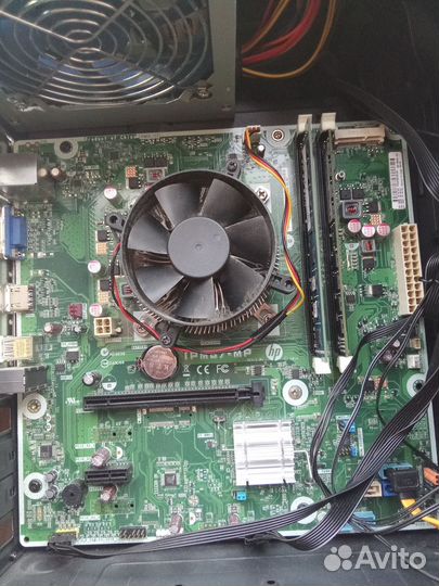 Материнская плата с процессором