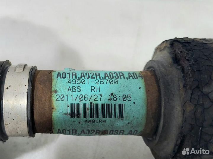 Привод передний правый Santa Fe (CM) 2006-2012 В с