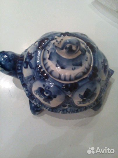 Гжель. Сов.периода.Очень тонкий фарфор