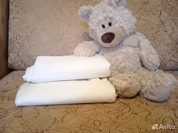 Ткань СССР. Белый хлопок