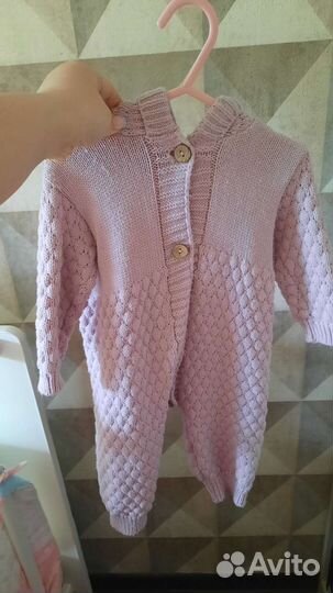 Вязаный комбинезон