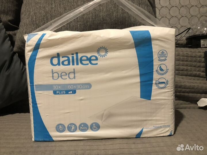 Пеленка медицинская Dailee Веd, 60 х 90 см