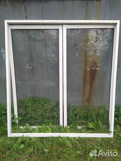 Окна лоджия бу, алюминиевые, раздвижные
