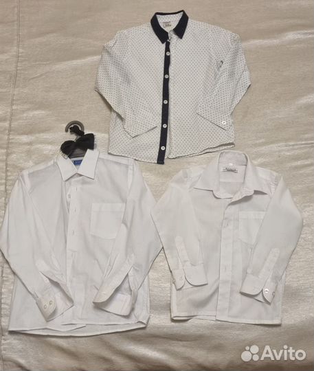 Ветровка H&M 122, брюки zara 8лет, рубашки 122 см