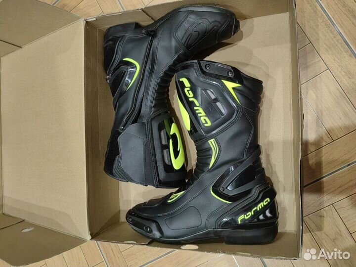 Мотоботы forma freccia black/YEL.fluo 42