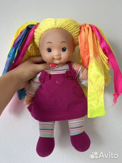 Кукла СССР и мягкая игрушка