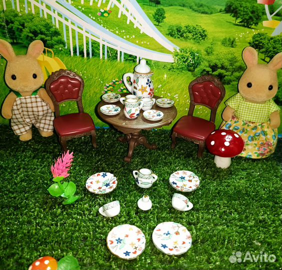 Sylvanian families Керамический сервиз