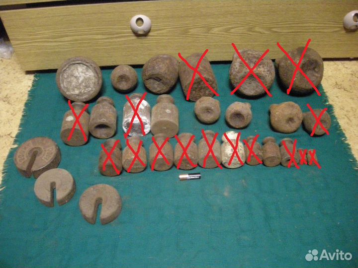 Гирьки весовые №2 царские советские самовывоз