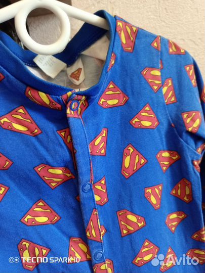 Пижама детская H&M размер 86-92