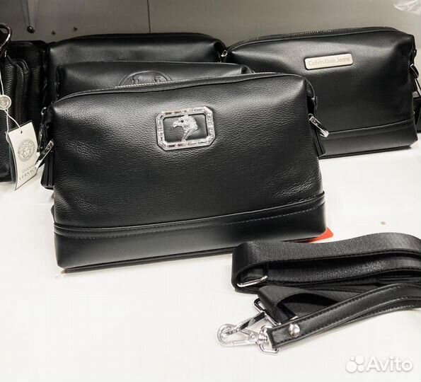 Мужская кожаная сумка Stefano Ricci Lux New