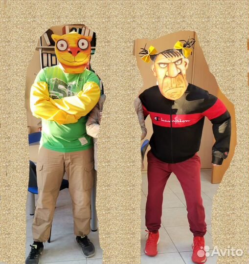 2 костюма Васи Ложкина. Котик и норвежская лыжница