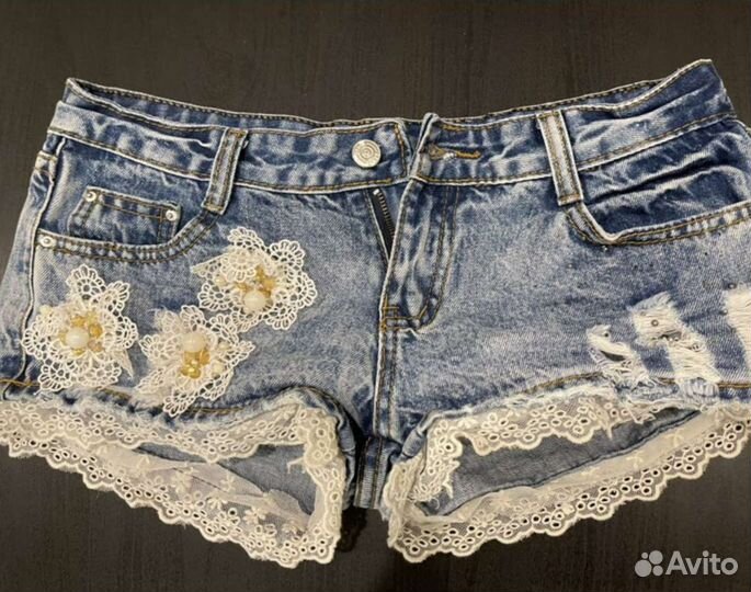 Шорты джинсовые
