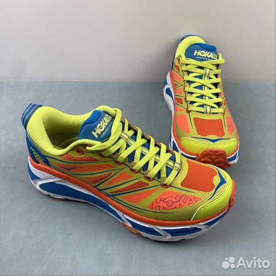 Кроссовки Hoka Mafate Speed 2 Yellow Red