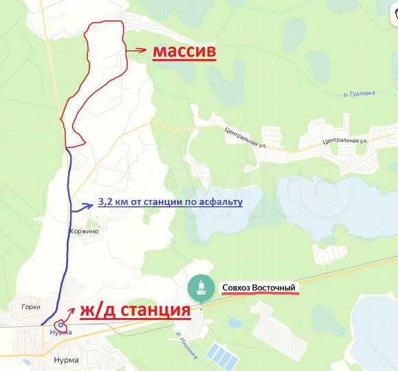 Участок 6 сот. (СНТ, ДНП)