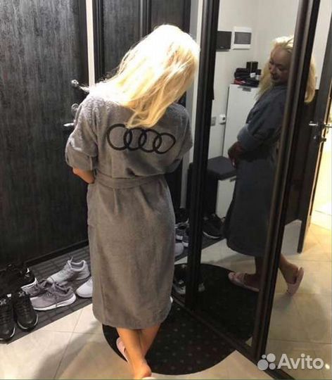 Махровые халаты с рисунком