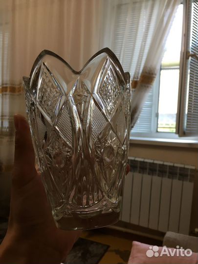 Хрустальные вазы чешские