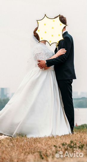 Свадебное платье (54-62размер)