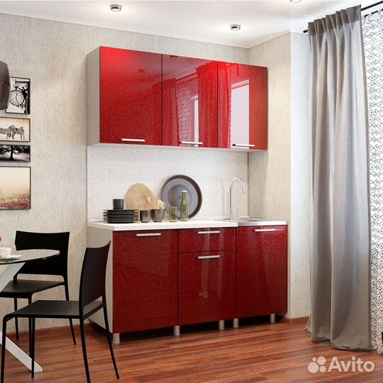 Кухня, готовое решения 1.5 метра